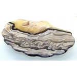 Mexican Onyx Scalloped Altar Dish 07